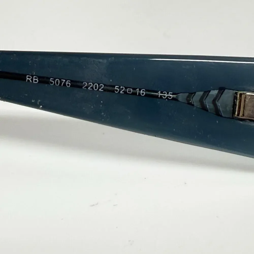 Ray Ban RB 5076 2202 52/16 135 Eyeglasses Frames Full Rim‎ BLue H18300
